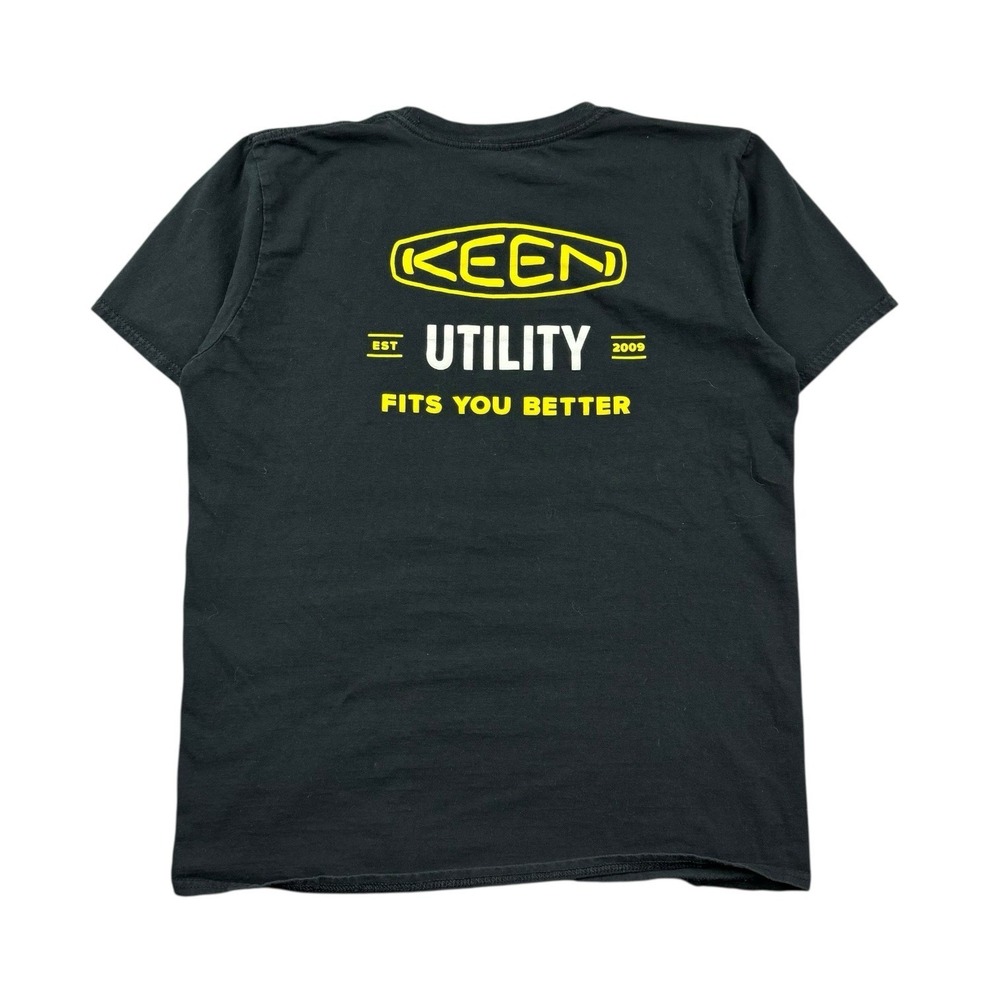 Keen Utility T Shirt Men's Medium Black Graphic Tee Outdoors‎ Hiking Camping